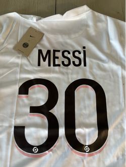PSG 2021-22 Nike Away Jersey Messi #30 Size XL
