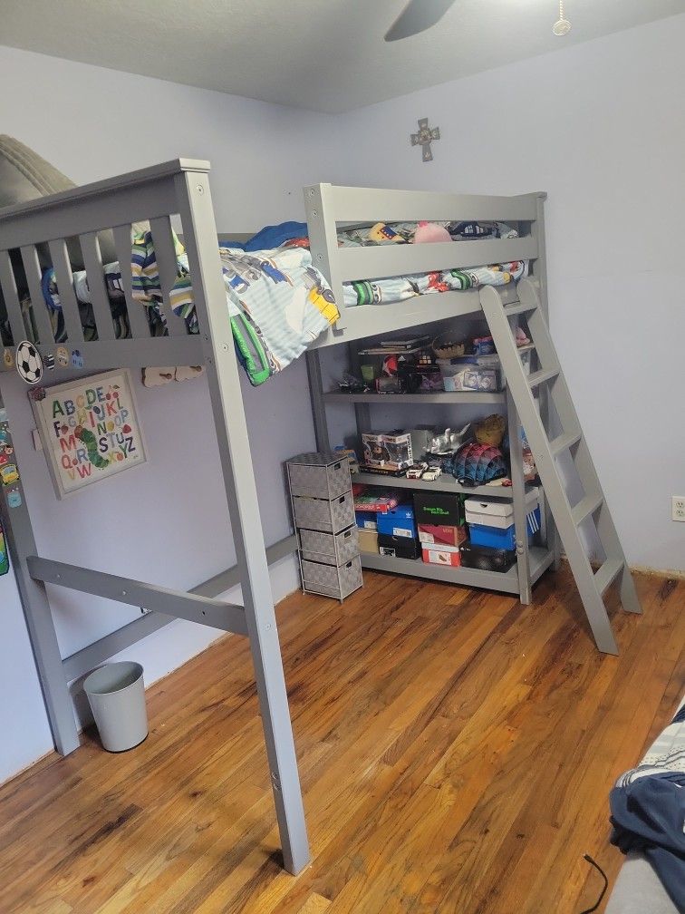 Twin Loft Bed Frame 