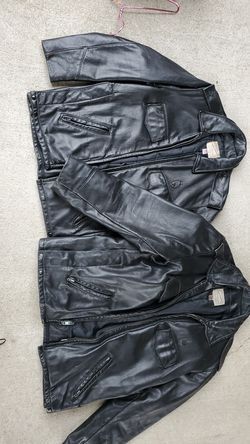  VINTAGE LEATHER JACKETS TWO FOR SALE