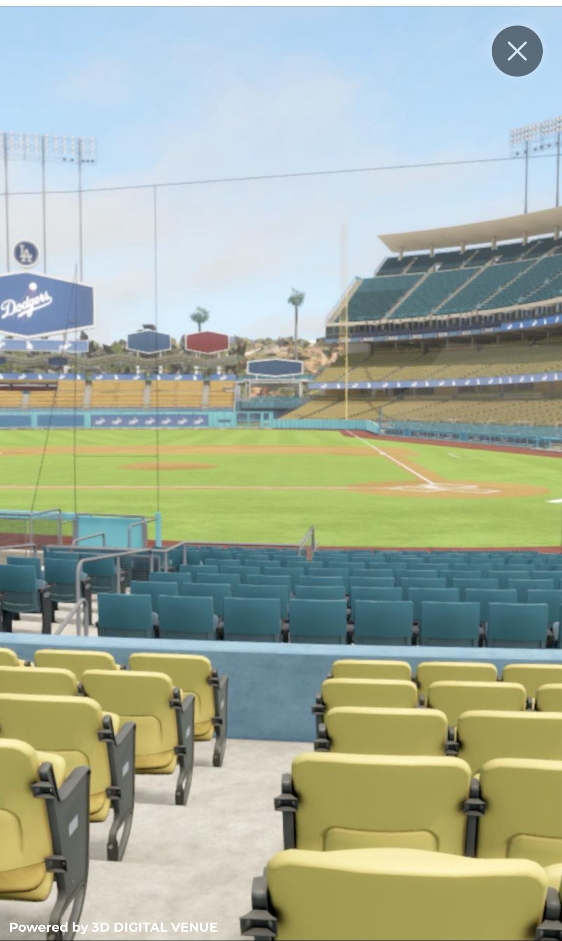 6/4 Dodgers Vs Mets Field 11 row h Seats 6 And 7 On the Aisle