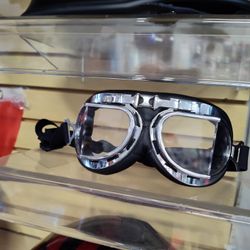 Pilot Style Motorcycle Goggles Brand New $35