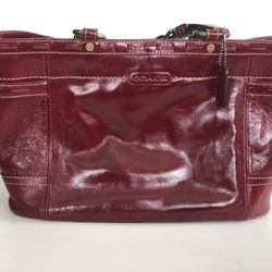 Red Coach Purse