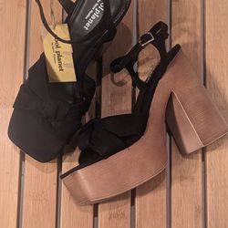 STEVE MADDEN COOL PLANET WEDGES NWT 8.5