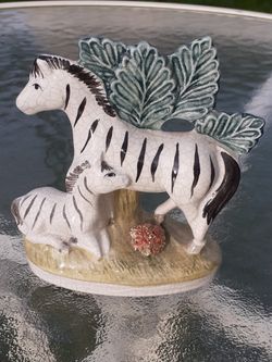 Antique Staffordshire Zebra Figuring