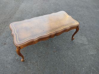French Provincial Coffee Table For Sale (41"x19"x16")