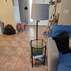 Set of two lamp side tables