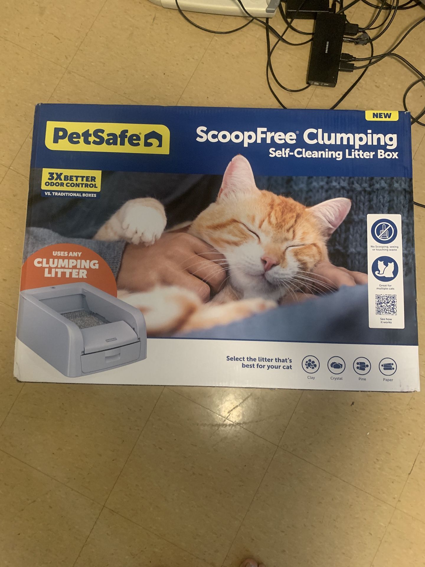 Petsafe Scoopfree Clumping Auto Cleaning Kitty Litter Machine