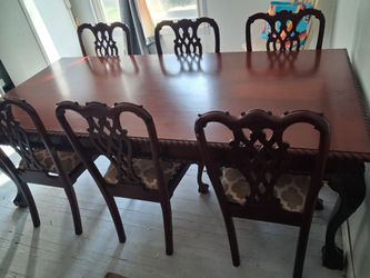 Dinning table 6 chairs