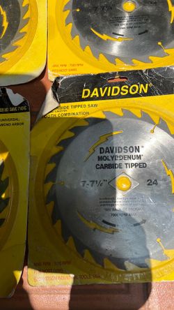Carbide blades 7”1/4