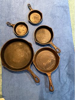 Vintage Cast Iron.  Benjamin & Medwin and Lodge