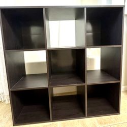 Brown Cubby Storage Unit