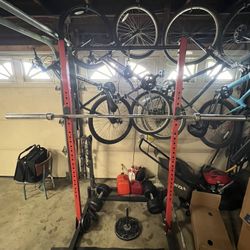 Squat Rack With Olympic Bar
