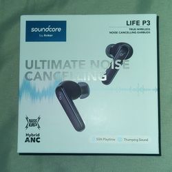 Soundcore LIFE P3 Earbuds BRAND NEW (Unopened) (Black)