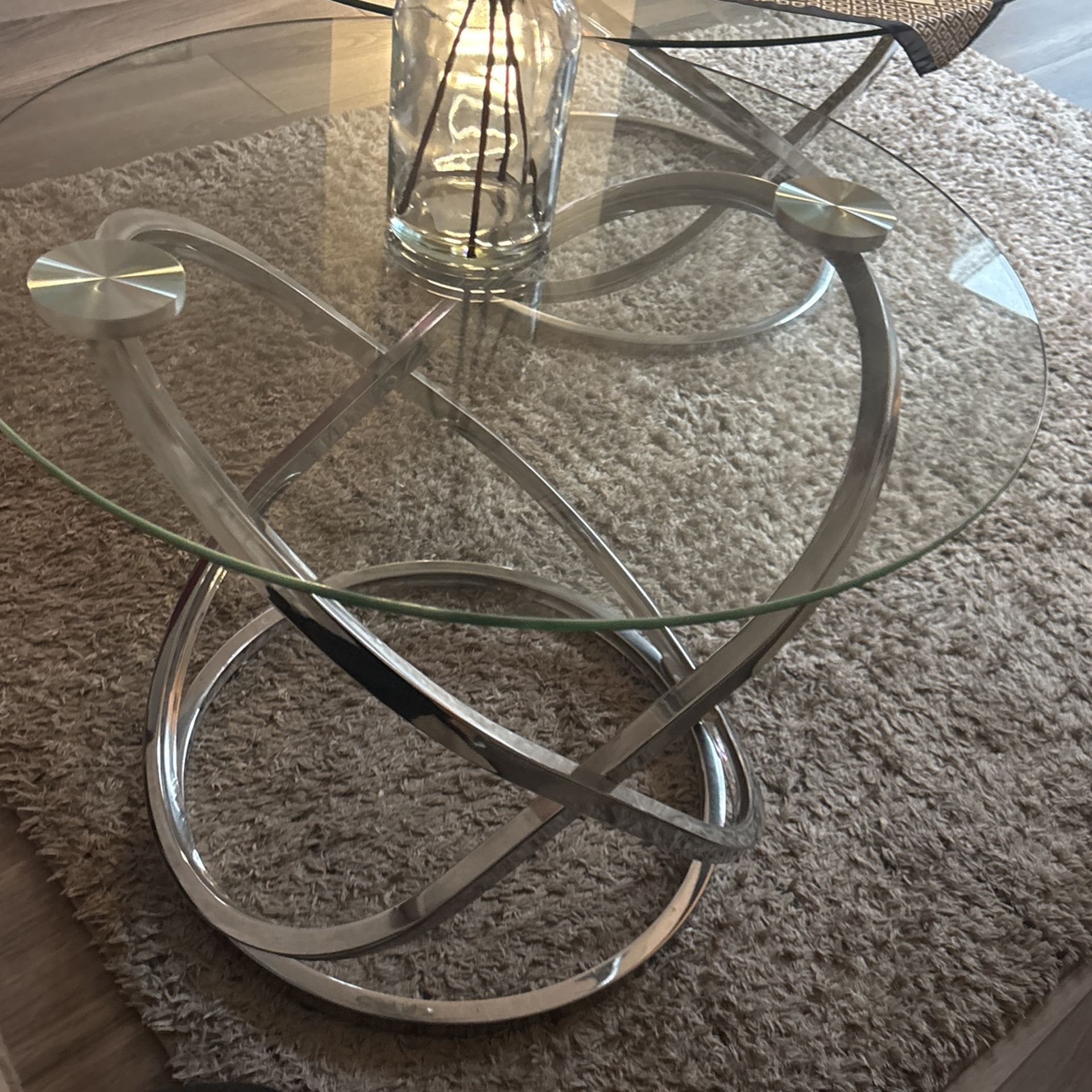 Mesitas D Bidrio Son 3 Juegos