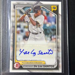 2024 Bowman Paper Yordany De Los Santos Auto