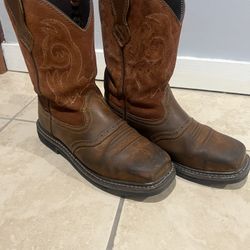 Steel Toe Cowboy Boots 