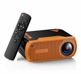 Mini Portable Projector with Remote