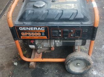 Generac GP5500 gas-powered portable generator