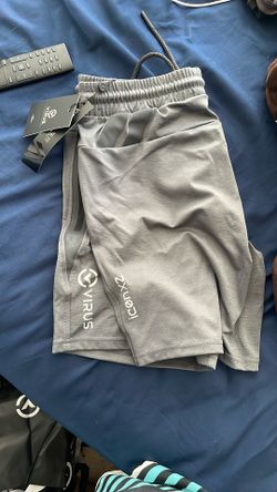 Mens Workout Shorts Virus