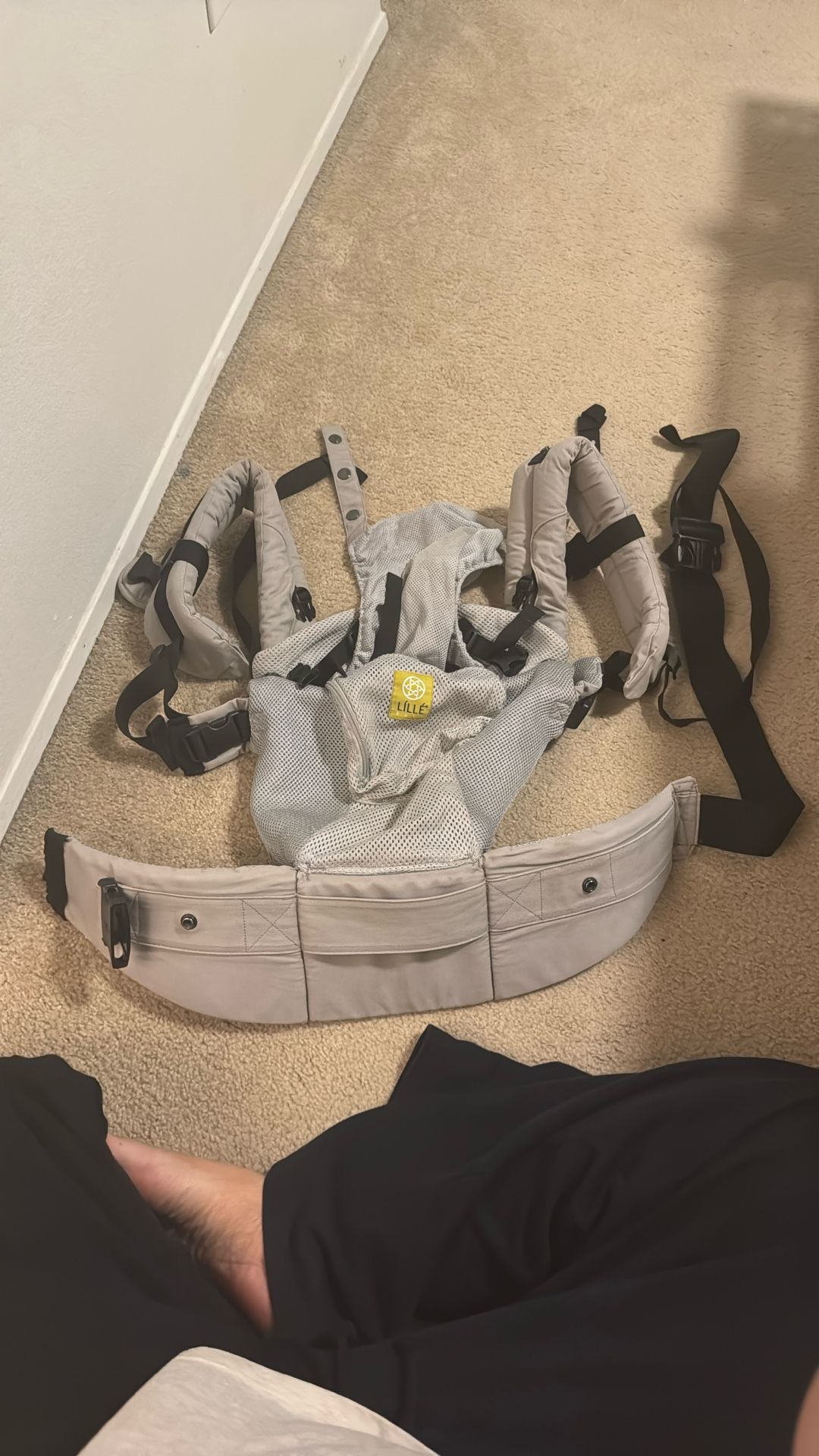 Lille Baby Airflow Baby Carrier In Silver
