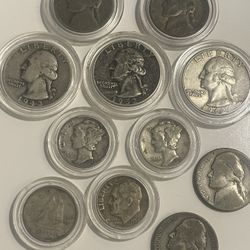 Silver Coins Lot(Best Offer) 12 Coins In All 