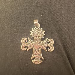 James Avery retired La Primavera Cross Pendent 