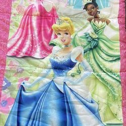 Disney Shimmering Beauty Princess Sleeping Bag Cinderella, Princess Aurora, and Princess Tiana