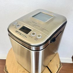 Cuisinart CBK-110 Stainless Steel Bread Machine 12 Settings LCD Gluten-Free