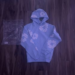 Light blue denim tears