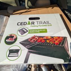 Cedar Trail Folding Portable Grill 