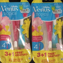 Gillette Venus Tropical 3-blade 4-pack - set of 2
