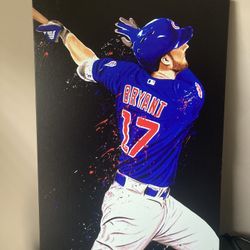Kris Bryant Canvas Painting