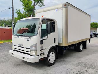 2012 ISUZU NQR BOX TRUCK 14' FT. LIFGATE.