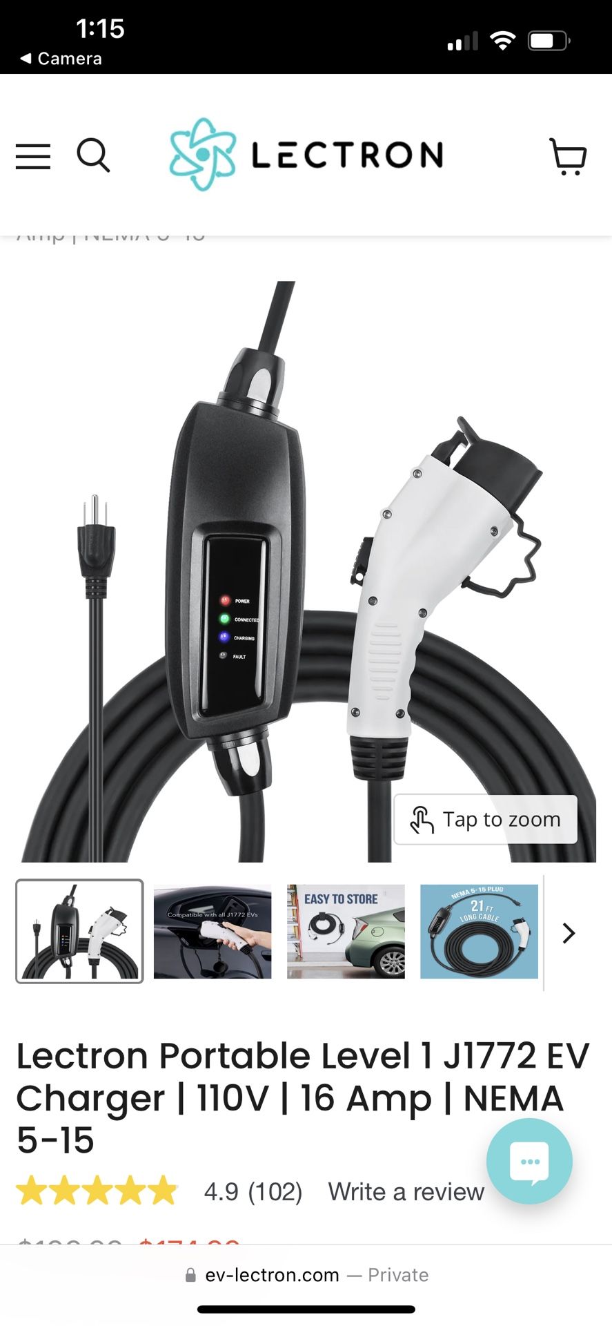Portable Electric Car Charger