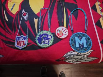 Custom beaded medallions / beadwork/ REGALIA