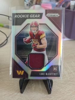 Commanders Luke  Mcgafrey  Rookie  Jersey  Card