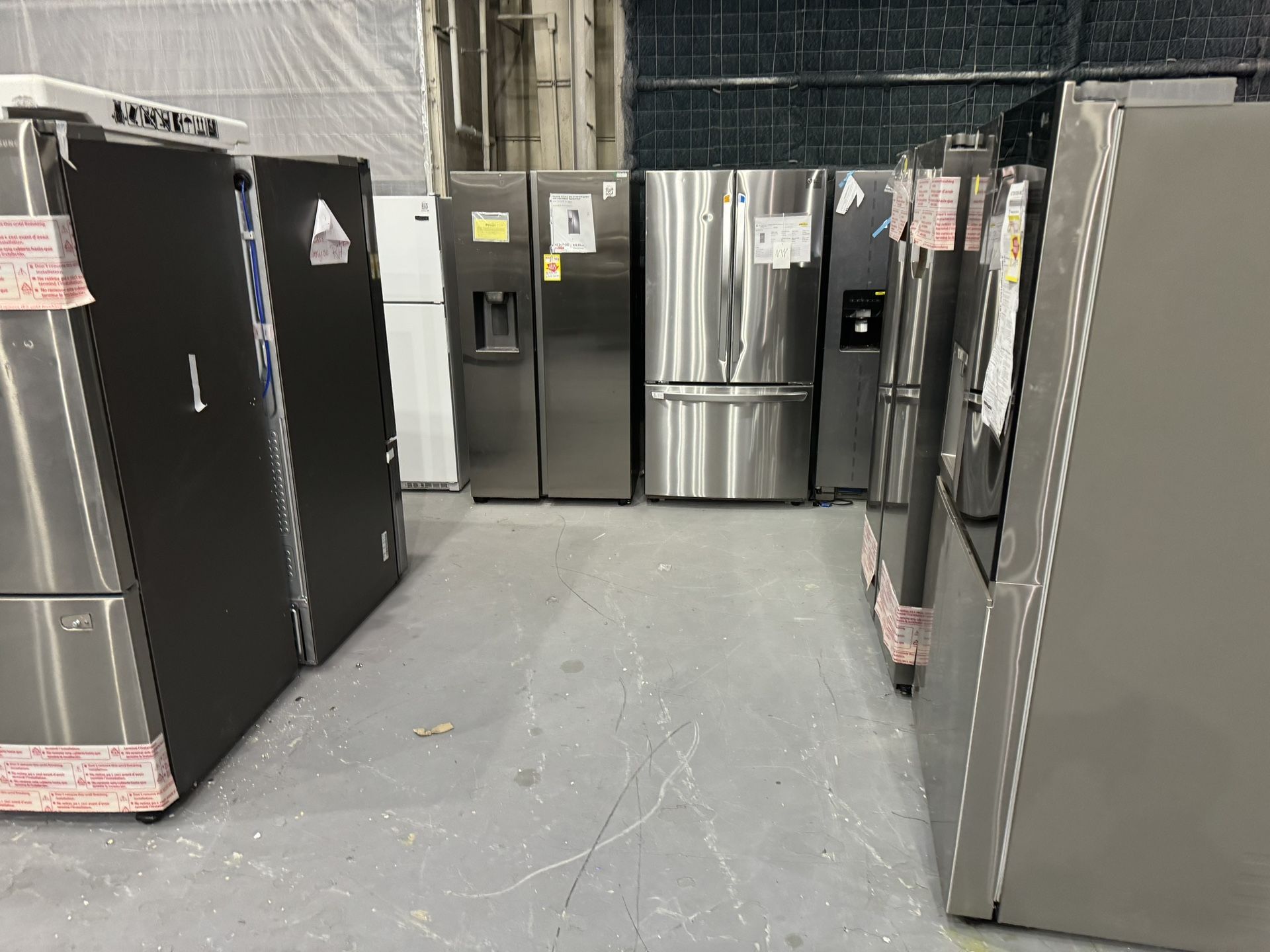 Brand new Stainless Steel Refrigerators With Warranty Starting At 599!