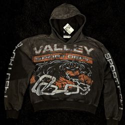 Vale Forever Big Dog Hoodie Pullover Hoodie  Size Small Brand New Black And Red 