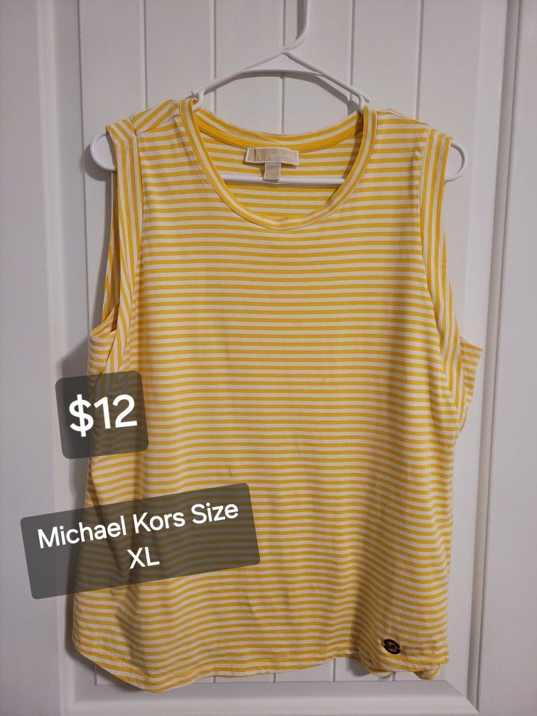 Michael Kors Sleeveless Top Size XL
