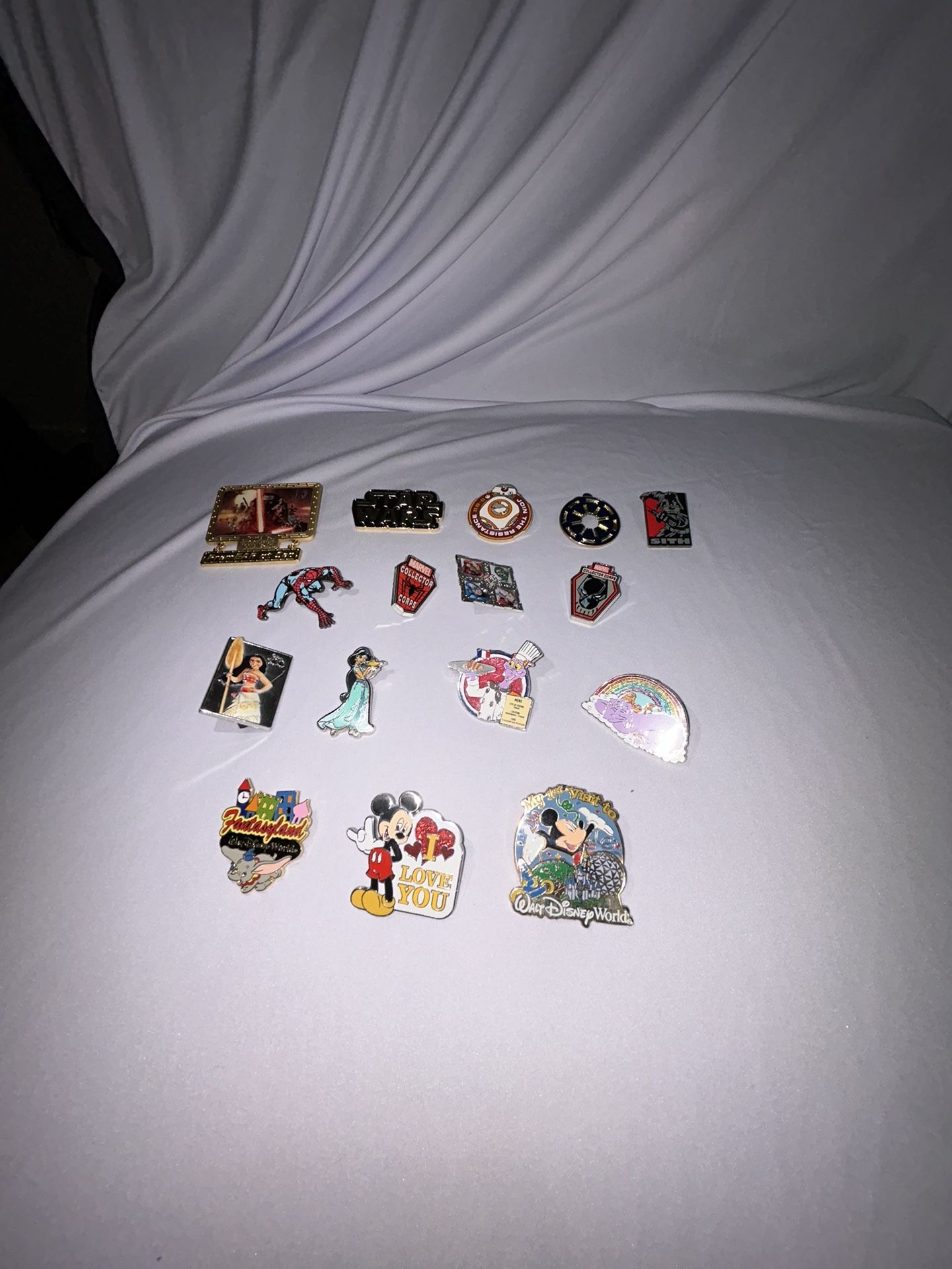Colección De Pins De Disney, Star Wars, Marvel