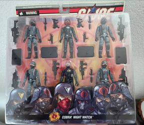 2005 GIJOE Cobra Night Watch 6-Pack New