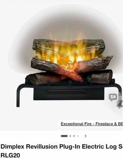NEW Dimplex Revillusion Plug-In Electric Log Set RLG20