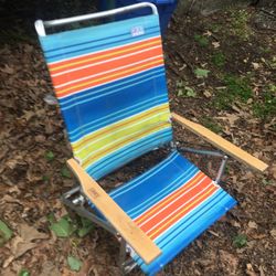 Very Nice Rico Reclining Beach Chair Only $20 Firm