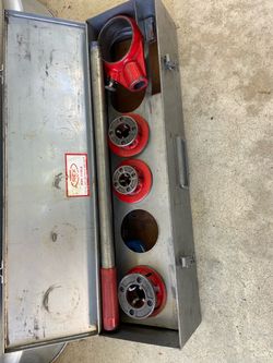 Wheeler Rex Pipe Threading Die Set with Case
