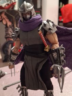TMNT custom mezco shredder