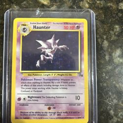 Haunter Holo Rare Vintage 1999 WotC 6/62 Fossil Set Pokmon Card. Light  Play for Sale in Hoffman Estates, IL - OfferUp