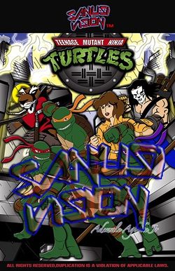 Anime Turtles Poster