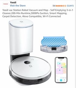 Yeedi vac Station Robot Vacuum and Mop
