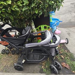 Double Stroller 4 In 1 