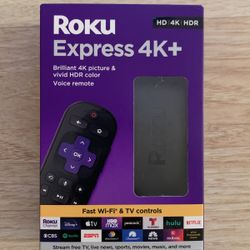 Unopened Roku Express 4K+